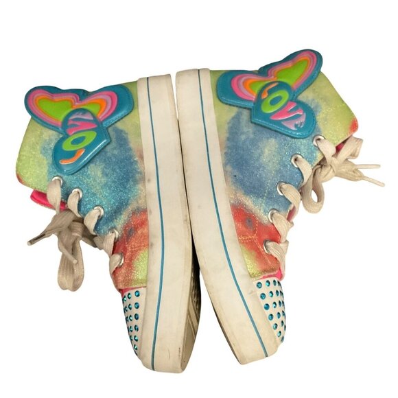 Skechers Kids Twi-Lites 2.0 Love & Beyond High-Top Sneakers 2 twinkle toes - Picture 6 of 11